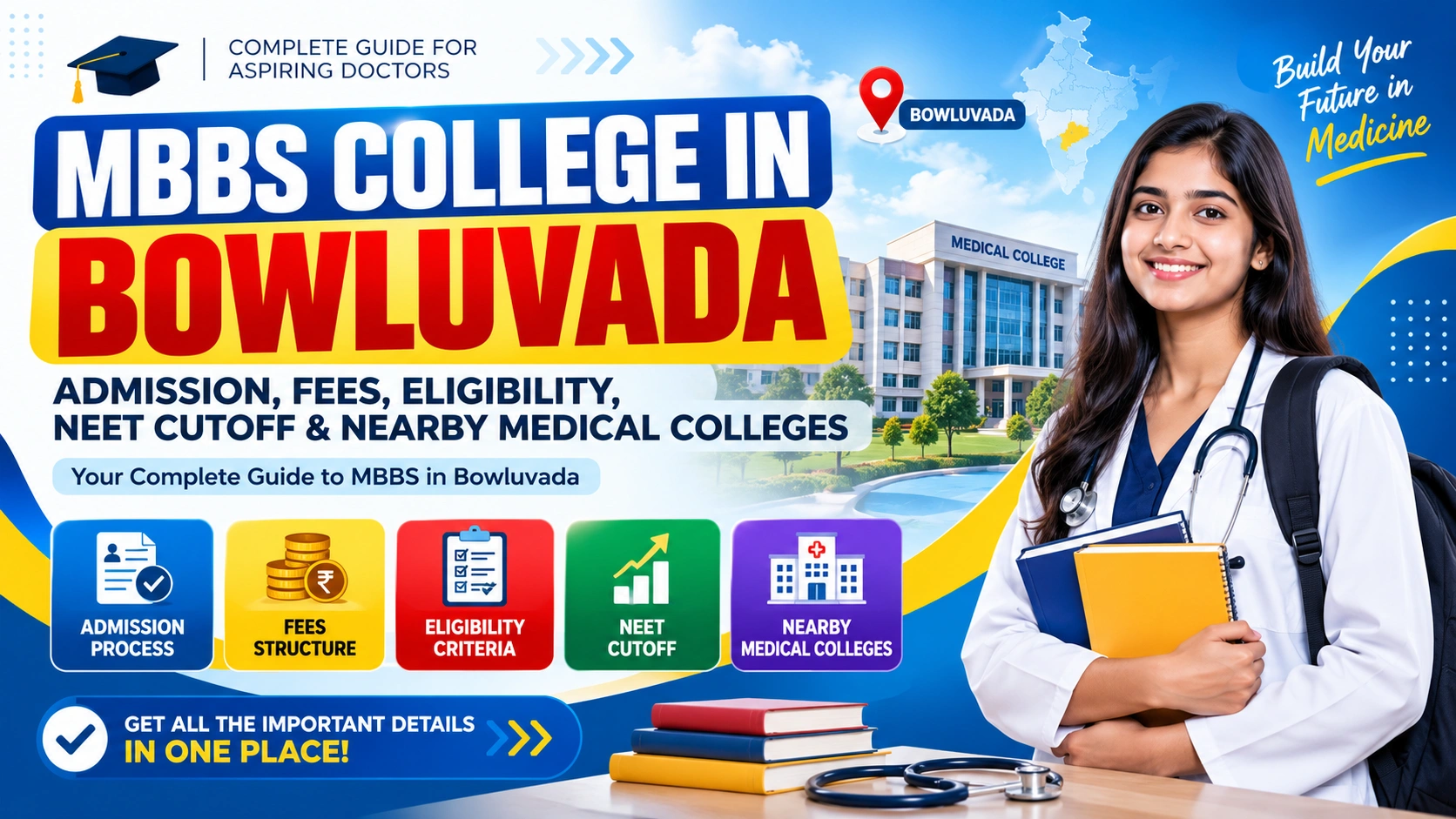 MBBS College in Bowluvada: Admission, Fees, Eligibility, NEET Cutoff &amp; Nearby Medical Colleges
