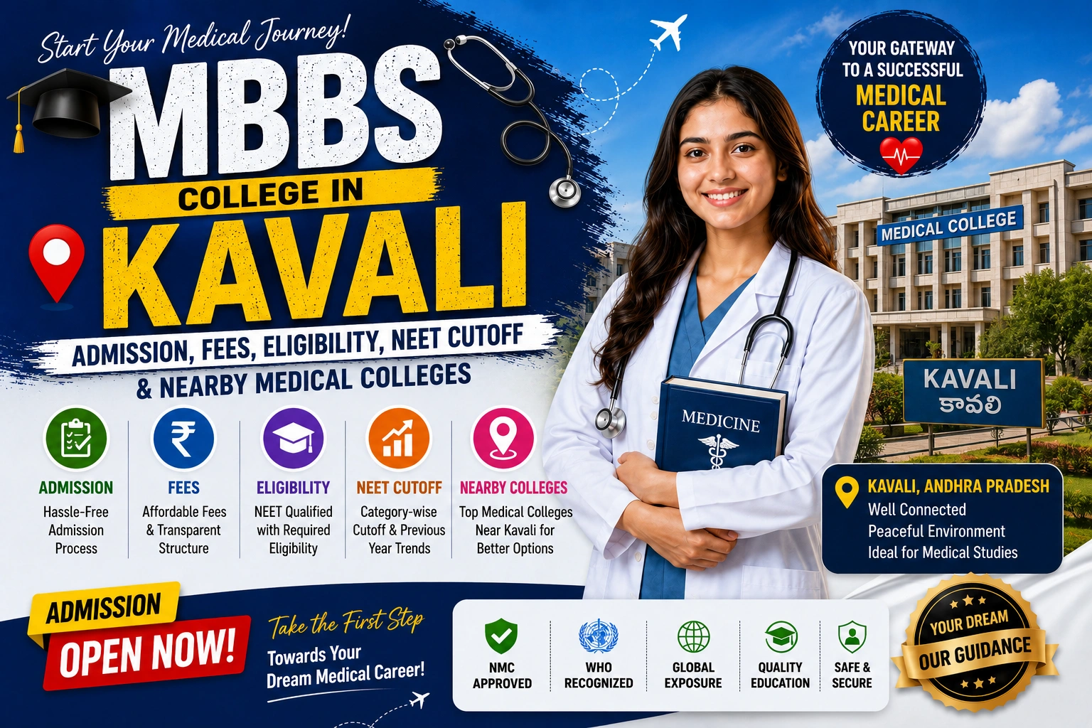 MBBS College in Kavali: Admission, Fees, Eligibility, NEET Cutoff &amp; Nearby Medical Colleges
