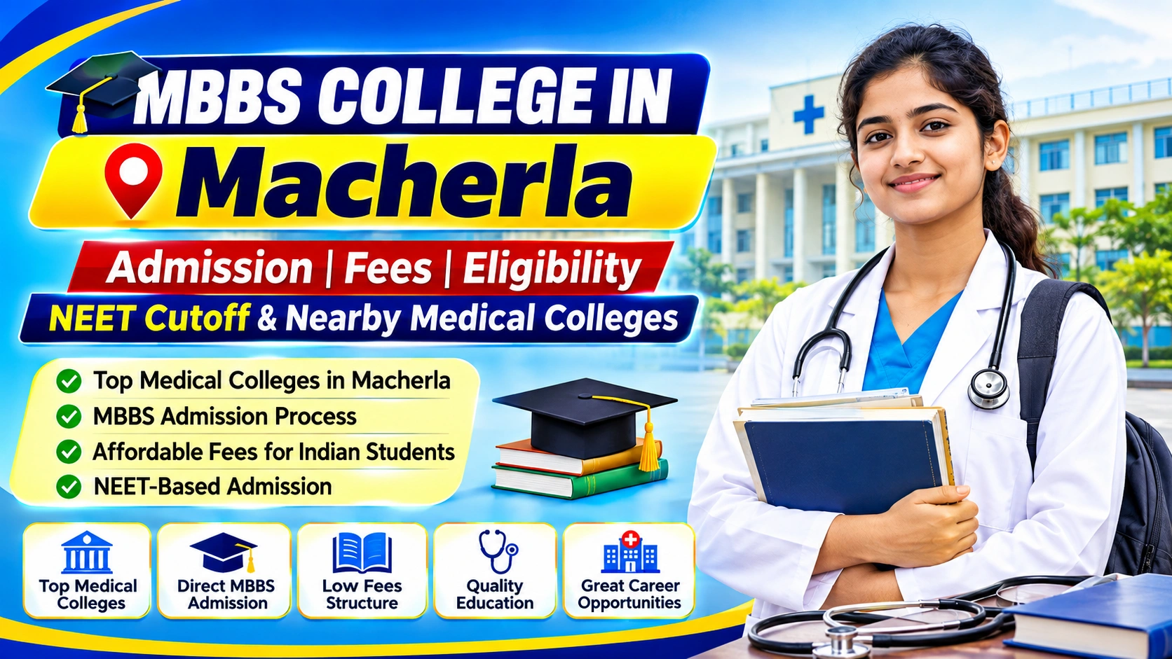 MBBS College in Macherla: Admission, Fees, Eligibility, NEET Cutoff &amp; Nearby Medical Colleges