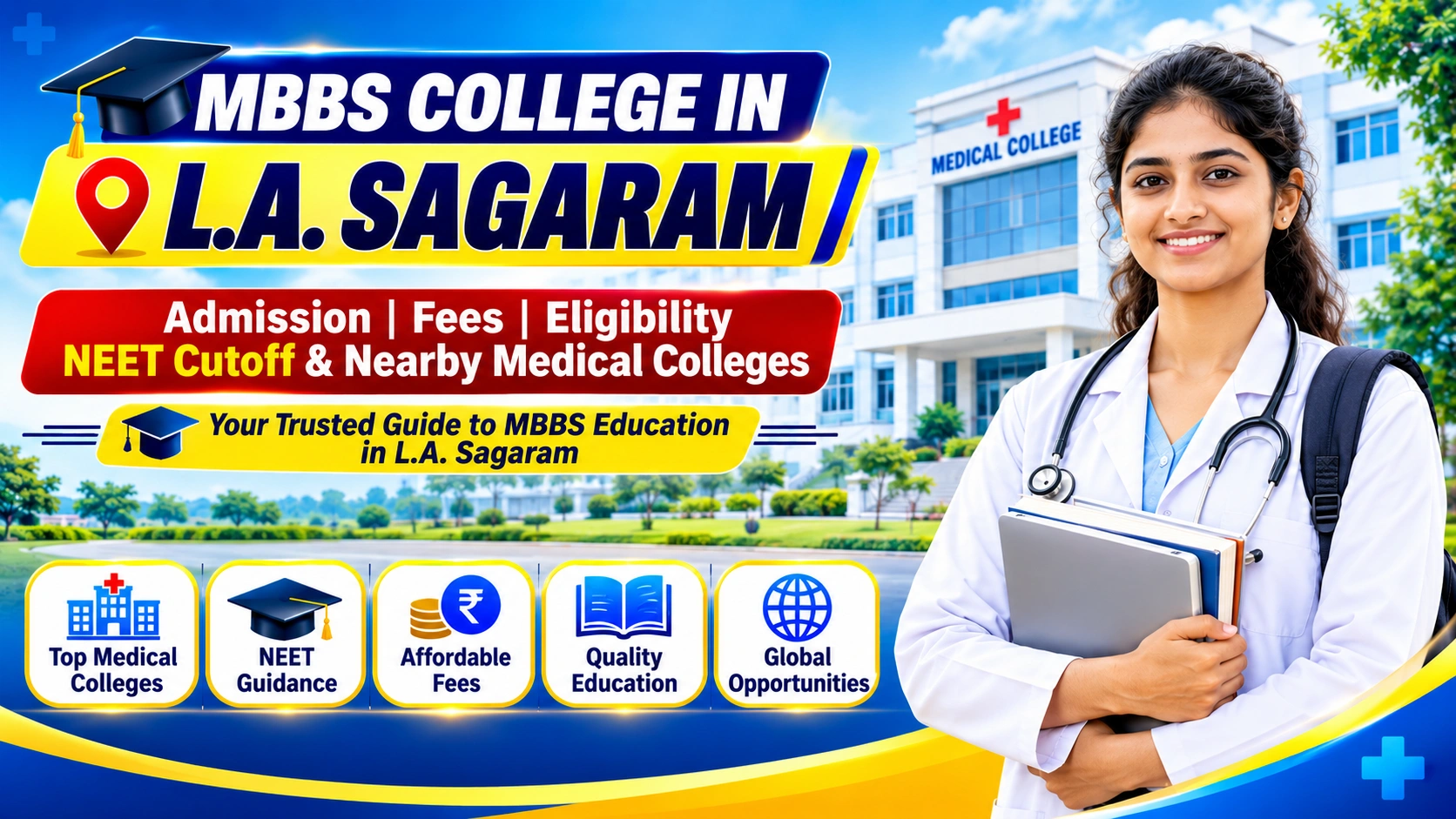 MBBS College in L.A. Sagaram: Admission, Fees, Eligibility, NEET Cutoff &amp; Nearby Medical Colleges
