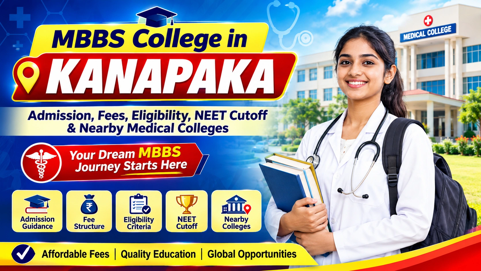 MBBS College in Kanapaka: Admission, Fees, Eligibility, NEET Cutoff &amp; Nearby Medical Colleges