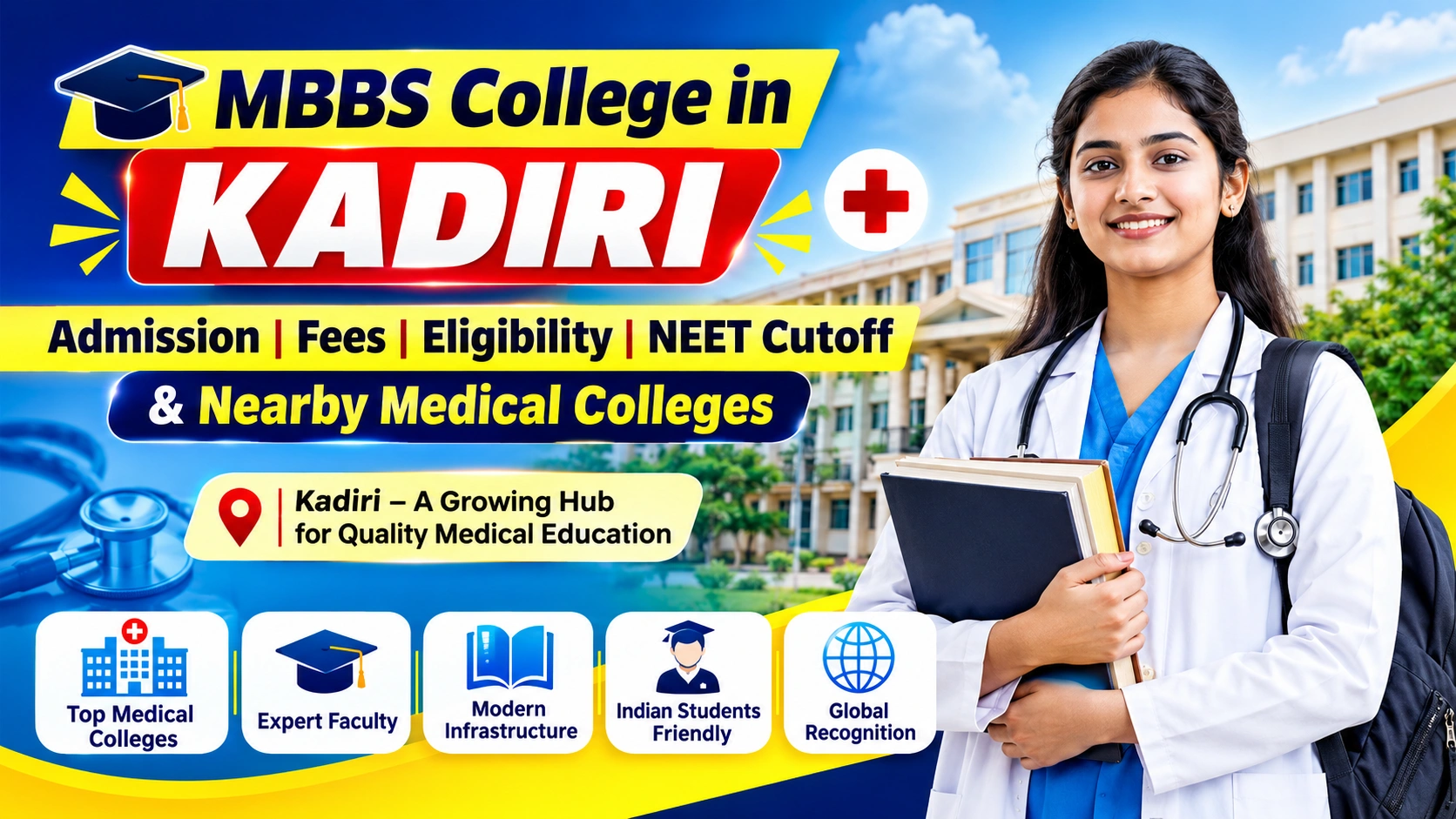 MBBS College in Kadiri: Admission, Fees, Eligibility, NEET Cutoff &amp; Nearby Medical Colleges