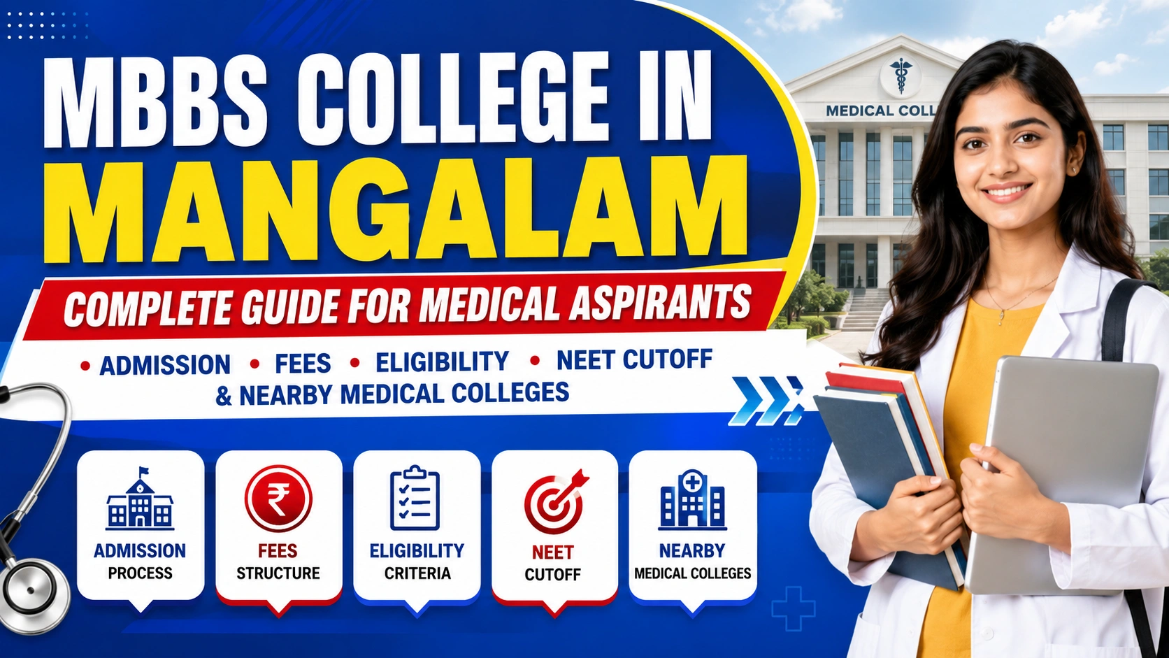 MBBS College in Mangalam: Admission, Fees, Eligibility, NEET Cutoff &amp; Nearby Medical Colleges