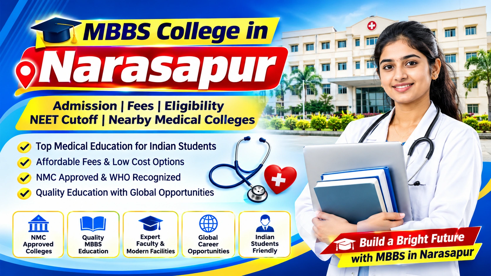 MBBS College in Narasapur: Admission, Fees, Eligibility, NEET Cutoff &amp; Nearby Medical Colleges
