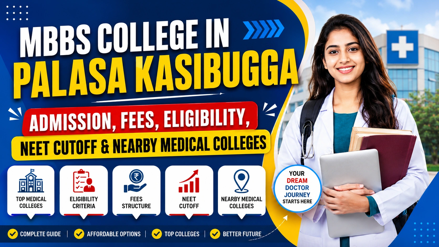 MBBS College in Palasa Kasibugga: Admission, Fees, Eligibility, NEET Cutoff &amp; Nearby Medical Colleges