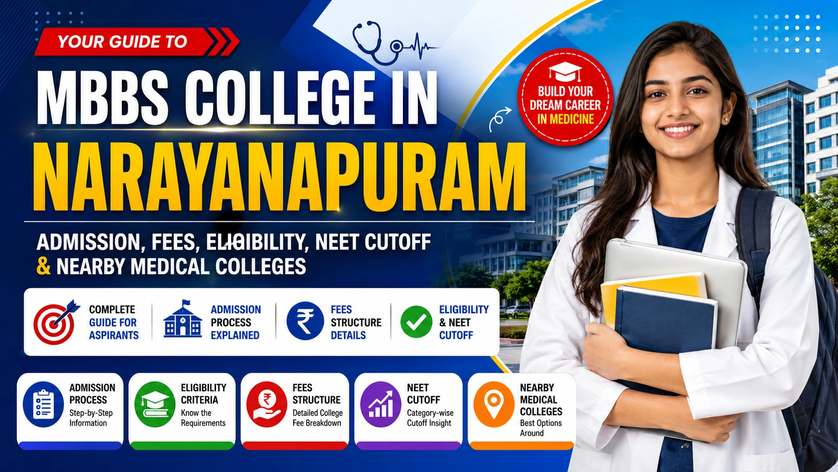 MBBS College in Narayanapuram: Admission, Fees, Eligibility, NEET Cutoff &amp; Nearby Medical Colleges
