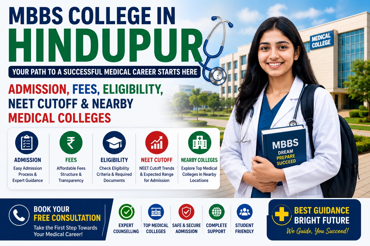 MBBS College in Hindupur: Admission, Fees, Eligibility, NEET Cutoff &amp; Nearby Medical Colleges